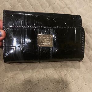 Liz Claiborne Charcoal Card Holder